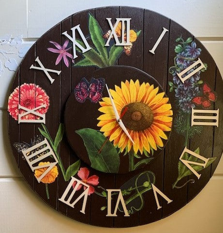 Garden Clock  - Round clock